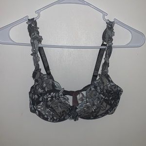 Floral Mesh Bra